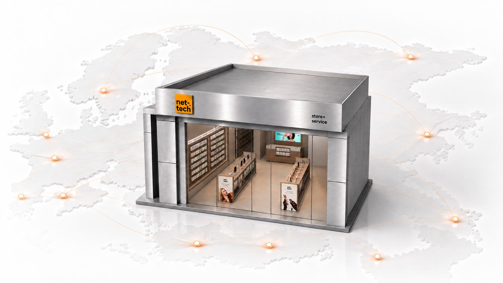 Nettech Store+Service mağazası ve hizmet ağı