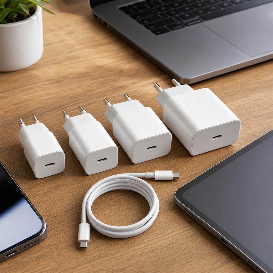20W, 30W, 45W ve 65W Şarj Adaptörleri Arasındaki Farklar için görsel